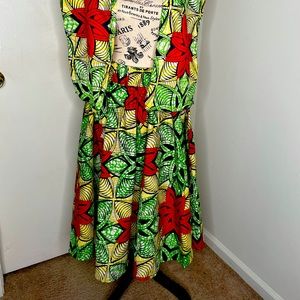 African skirt w/ head wrap